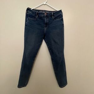 American Eagle Dream Stretch Mid Rise Skinny Jeans Size 14